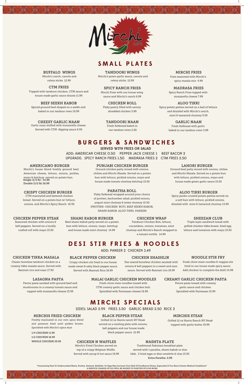 Mirchi Cafe (Halal American & Desi) photo 2